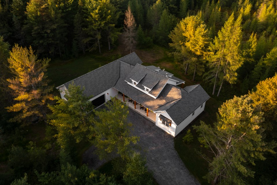A modern masterpiece on over 5 private acres